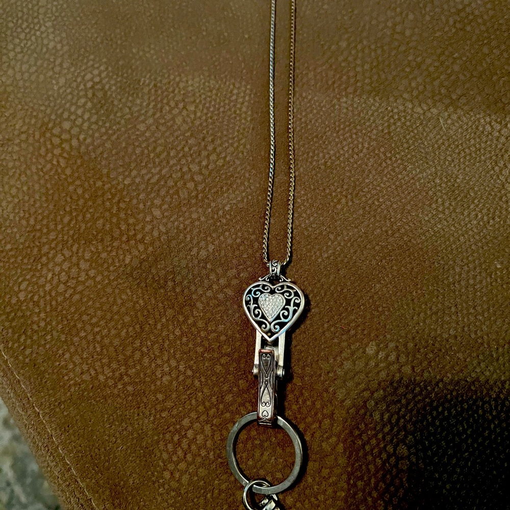 Brighton lanyard and badge clip.
